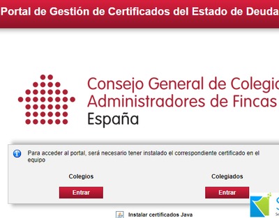 Certificado de deudas con la comunidad